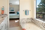 Jetted jacuzzi tub for home spa days